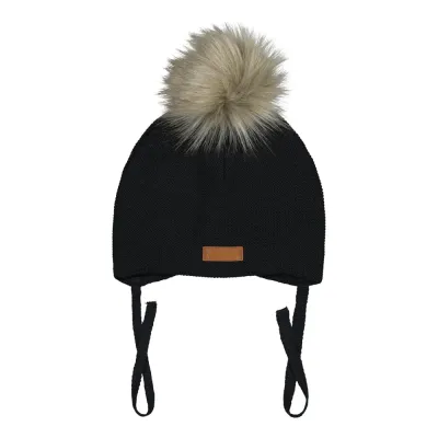 Metsola MINI CRYSTAL HAT -MERINOVILLAPIPO | BLACK - 1-2Y, kuva 1 / 1