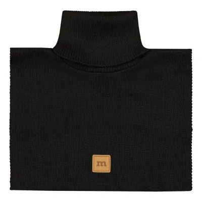 Metsola KNITTED NECK WARMER -MERINOVILLAKAULURI | BLACK - 4-7Y, kuva 1 / 1