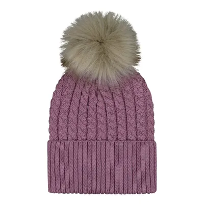 Metsola MERINO CABLE BEANIE -MERINOVILLAPIPO| LAVENDER - 5-6Y, kuva 1 / 1