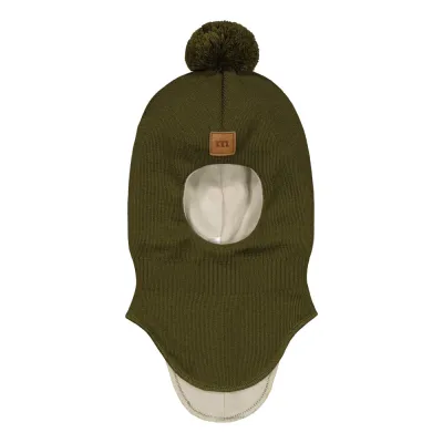 Metsola MERINO POM POM HELMET -KYPÄRÄMYSSY | JUNGLE GREEN - 6-12M, kuva 1 / 1