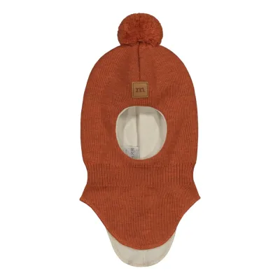 Metsola MERINO POM POM HELMET -KYPÄRÄMYSSY | PUMPKIN - 6-12M, kuva 1 / 1