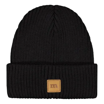 Metsola ONE COLOUR BEANIE -MERINOVILLAPIPO | BLACK - A, kuva 1 / 1