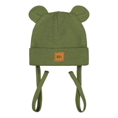 Metsola MERINO RIB BEAR BABY BEANIE -PIPO | JUNGLE GREEN - 1-2Y, kuva 1 / 1