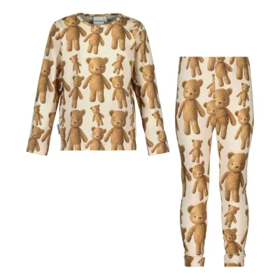 Best times TEDDY BEAR CREAMY -PYJAMASETTI - 134/140, kuva 1 / 1
