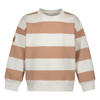What A Wonderful World STRIPED OVERSIZE -COLLEGEPAITA | CHOCO-VANILLA - 110/116, kuva 1 / 1