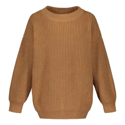 Flying Moments KNIT JUMPER -PUUVILLANEULE | CHOCO - 98/104