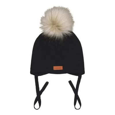 Flying Moments MINI CRYSTAL HAT -PUUVILLAPIPO | LICORICE - 0-2M, kuva 1 / 1
