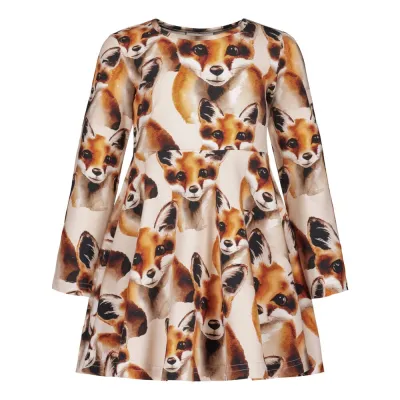 Metsola Fox Cream -Mekko - 110/116, kuva 1 / 1