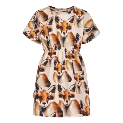 Metsola Fox Cream -Lyhythihainen Mekko - 134/140, kuva 1 / 1