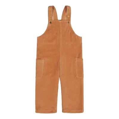 Love the Planet VELOUR OVERALLS -LAPPUHAALARI | PEANUT - 110/116