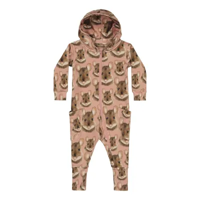 Love the Planet Mouse-Jumpsuit | Rose - 74/80, kuva 1 / 1