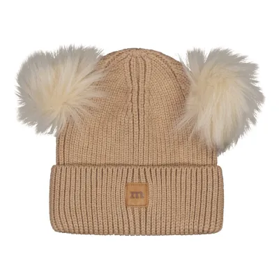 Little Things in Life Double Pom Pom -Merinovillapipo | Peanut Butter - 4-7Y, kuva 1 / 1