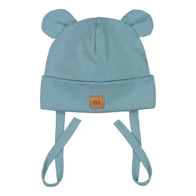Little Things in Life Rib Bear Baby Beanie -Merinovillapipo | Cloudy Sky - 3-4Y, kuva 1 / 1