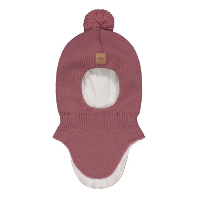 Little Things in Life Pom Pom Helmet -Kypärämyssy, Merinovilla | Wild Rose - 5-6Y