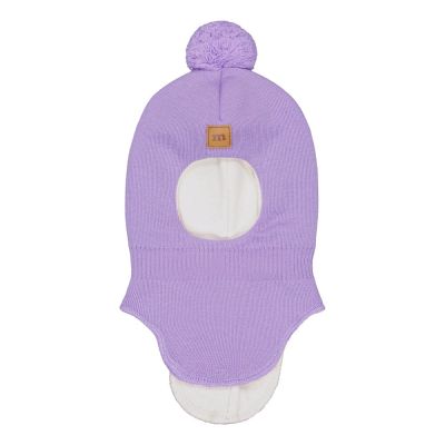 Little Things in Life Pom Pom Helmet -Kypärämyssy, Merinovilla | Icy Lilac - 5-6Y