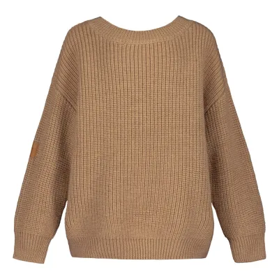 Little Things in Life Knit Jumper -Lasten Merinovillaneule | Peanut Butter - 122/128, kuva 1 / 1