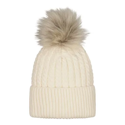 Little Things in Life Cable Beanie -Palmikkopipo, Merinovilla | Creamy - 1-2Y, kuva 1 / 1