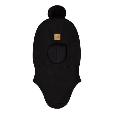 Little Things in Life Pom Pom Helmet -Kypärämyssy, Merinovilla | Black - 3-4Y, kuva 1 / 1