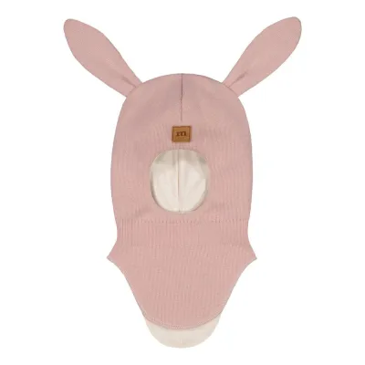 Happy Hearts Bunny Helmet -Merinovilla Kypärämyssy | Hearty Pink - 1-2Y, kuva 1 / 1