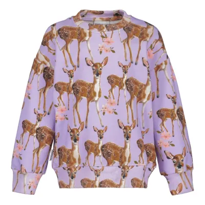 Kings of the Forest CUTE BAMBI OVERSIZE -COLLEGEPAITA | ICY LILAC - 98/104, kuva 1 / 1
