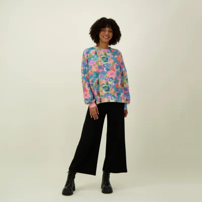 Secret Places Miracles Oversize Sweater -Collegepaita - M, kuva 1 / 1