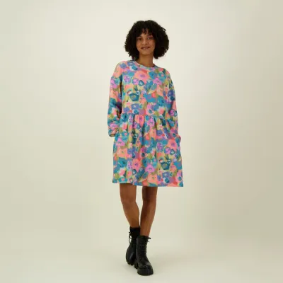 Secret Places Miracles Ruffle Sweater Dress -Collegemekko - XXL, kuva 1 / 1