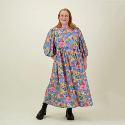 Secret Places Miracles Volume Sleeve Midi Dress -Mekko - M, kuva 1 / 1