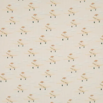 Kangaskarkelot Muslin Fun Day 1M | Cloud White, kuva 1 / 1