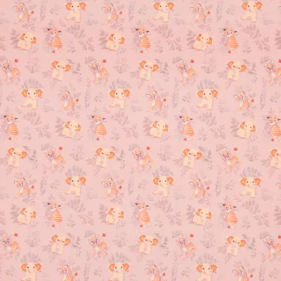 Kangaskarkelot PANAMA COTTON EMOTIONS 2M | HEARTY PINK, kuva 1 / 1