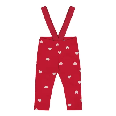 Under the Same Moon Heart Song Rib Brace Pants -Henkselihousut | Poppy - 62/68