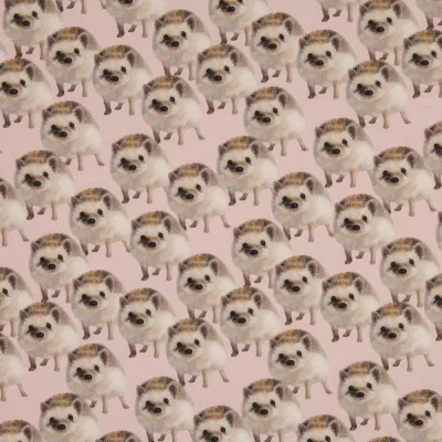 Kangaskarkelot TRIKOO HEDGEHOG 1M | SOFT PINK, kuva 1 / 1
