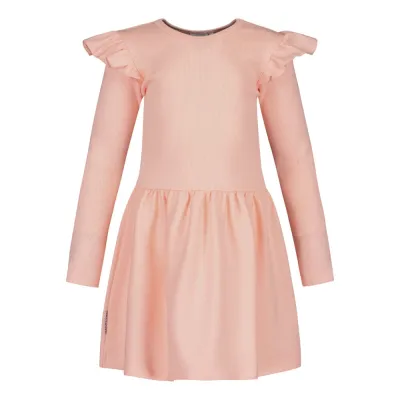 Black Friday Bf Rib Frilla -Mekko | Milky Peach - 62/68, kuva 1 / 1