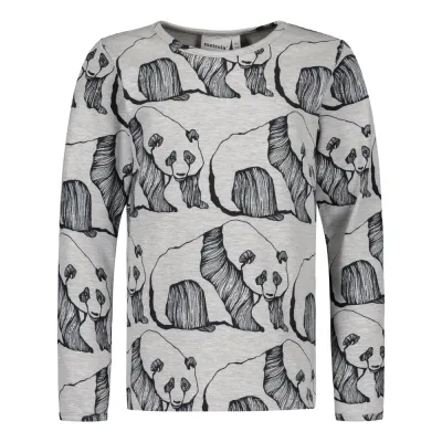 Black Friday Bf Panda -Paita | Grey Melange - 122/128, kuva 1 / 1