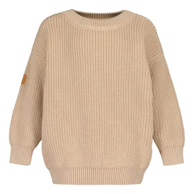 Universum Cotton Knit Jumper -Lasten Neulepaita | Moonlight - 98/104, kuva 1 / 1