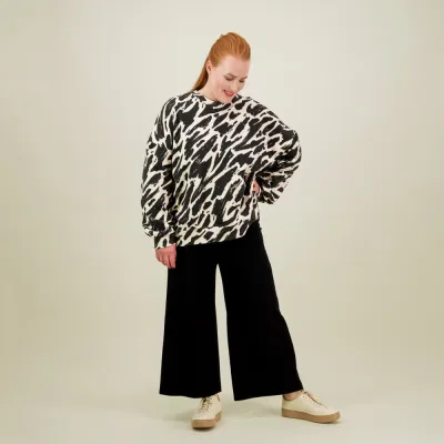 Can't Stop Dreaming Wide Leg Culottes -Housut | Black - S