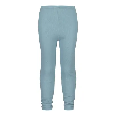 Little Things in Life Merino Rib -Merinovilla Leggingsit | Cloudy Sky - 110/116, kuva 1 / 1