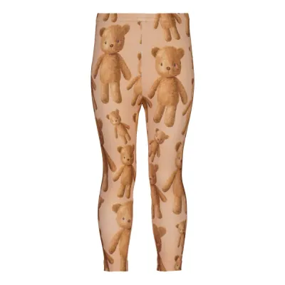 Happy Heroes Teddy Bear -Leggingsit | Brown - 62/68, kuva 1 / 1