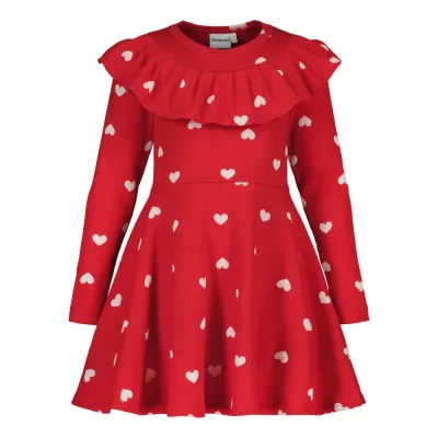 Under the Same Moon Heart Song Rib Ruffle Collar -Mekko | Poppy - 98/104, kuva 1 / 1