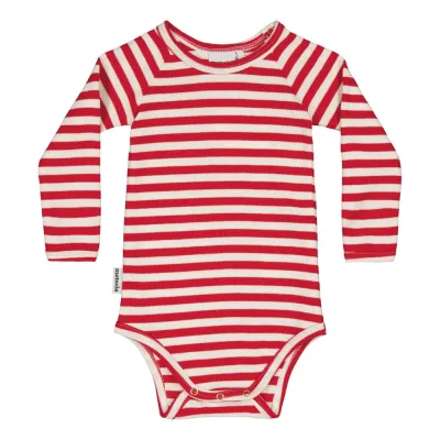 Made of Dreams Striped Rib -Body | Poppy/Creamy - 62, kuva 1 / 1