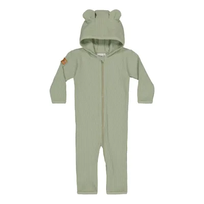 What A Wonderful World HEAVY RIB BEAR PLAYSUIT -HAALARI | MILKY PEAR - 74/80, kuva 1 / 1