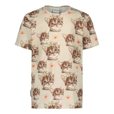 Sunny Sailors LOVELY KITTEN -T-PAITA | OAT MILK - 86/92, kuva 1 / 1