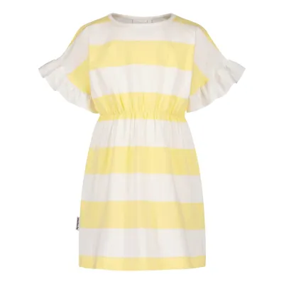Sunny Sailors STRIPED FRILLA -MEKKO | MELLOW YELLOW - VANILLA - 86/92, kuva 1 / 1