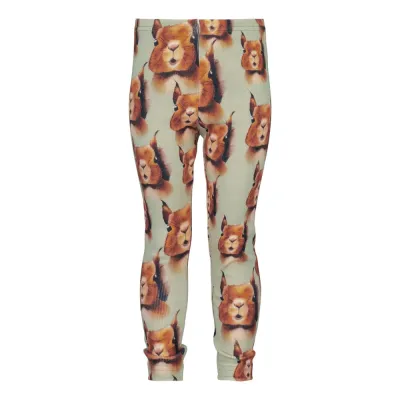 Mother's day SQUIRREL RIB -LEGGINGSIT | FOREST GREEN - 74/80, kuva 1 / 1
