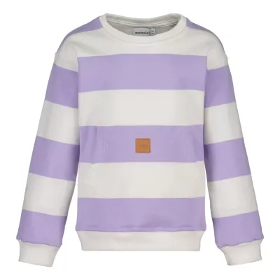 My Happy Place Striped Pocket Sweater -Collegepaita | Lily/Vanilla - 74/80, kuva 1 / 1