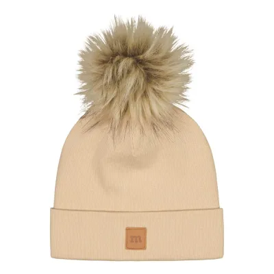 My Happy Place Rib Beanie -Tupsupipo | Moonlight - 1-2Y, kuva 1 / 1
