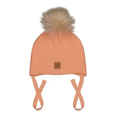 My Happy Place Mini Crystal Hat -Puuvillapipo | Milky Apricot - 2-6M, kuva 1 / 1