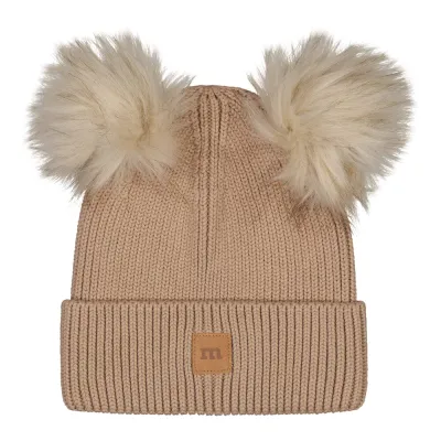 My Happy Place Double Fur Pom -Puuvillapipo | Muddy Boots - 1-3Y, kuva 1 / 1