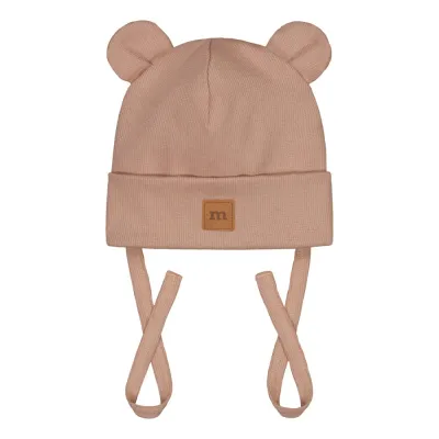 My Happy Place Rib Bear Beanie -Pipo | Choco - 6-12M, kuva 1 / 1