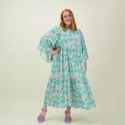 My Happy Place Women Bell Sleeve Midi Dress -Mekko | Dream - M, kuva 1 / 1
