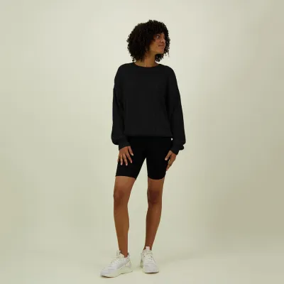 My Happy Place Women Cotton Knit Jumper -Neulepaita | Licorice - M/L, kuva 1 / 1